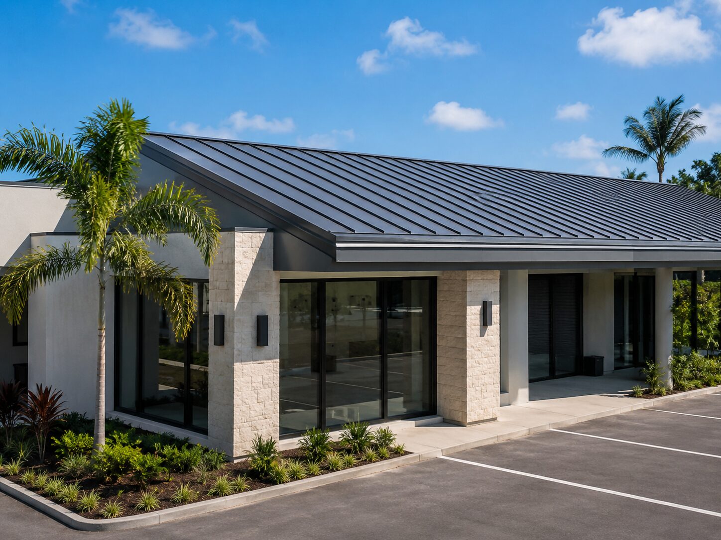 Commercial metal roofing in Miami, FL